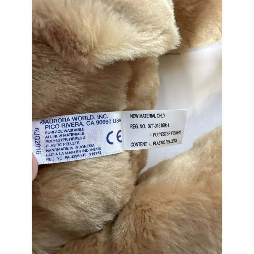 2016 Plush Aurora Dog 20” Rare Golden Retriever